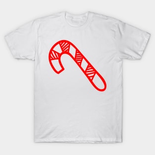 Red Candy Cane T-Shirt